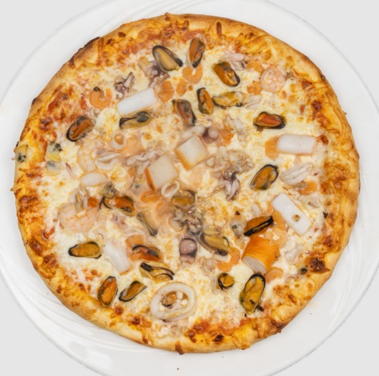Frutti di Mare Pizza - Meeresfrüchte