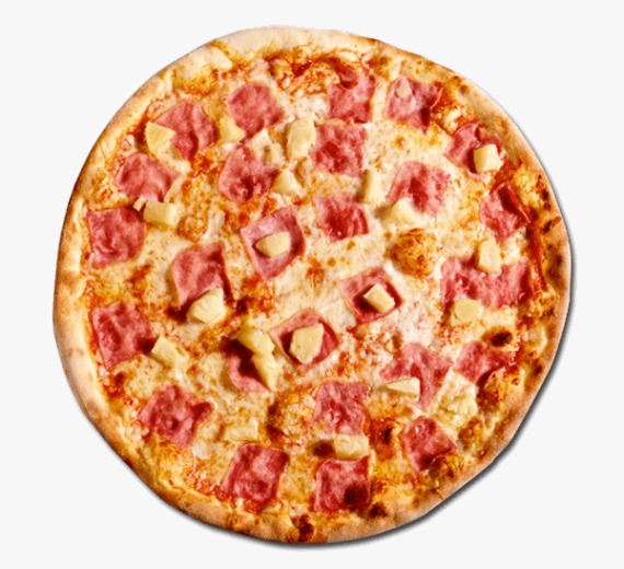 Hawaii Pizza - Putenschinken und Ananas