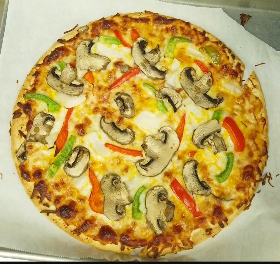 Vegetarisch Pizza - Verschiedenes Gemüse
